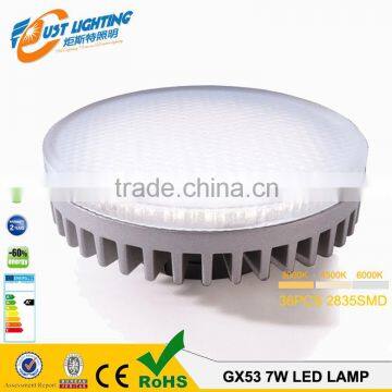 6W7W8W 230V 2835SMD Ra80 8W GX53 LED Lamp GX53 2100K CE and ROHS