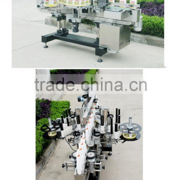 Glue two-side can labeling machine