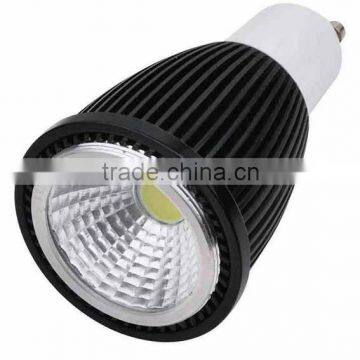 85-265V Gu10 7W cob led light,Die-Cast aluminum house in cold white