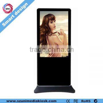 Smart supermarket airport metro station 42 inch advertising totem lcd display