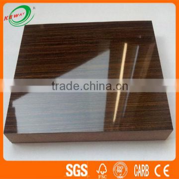Wood Grain High Glossy MDF UV Melamine Board