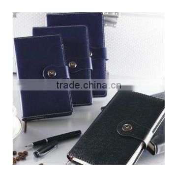 Business PU Pull-up Soft Leather Cover Notebook