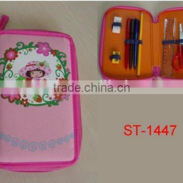 Students pencil case with compartments