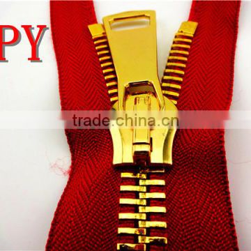 15# Top quality decorative metal zipper manufacturer