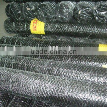 electro galvanized after weaving hexagonal wire netting