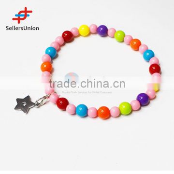 2017 No.1 Yiwu agent commission agent needed Cute Star Puppy Dog Necklace for Pets