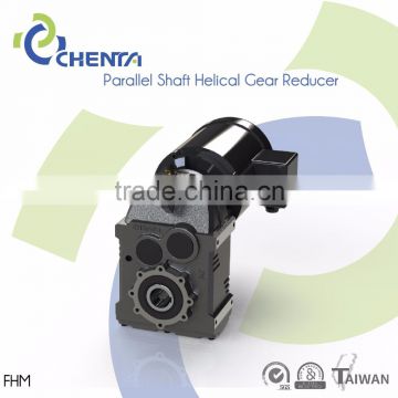 PARALLEL SHAFT HELICAL GEAR REDUCER FHM MODEL flange mounted gear motor flange input gearbox