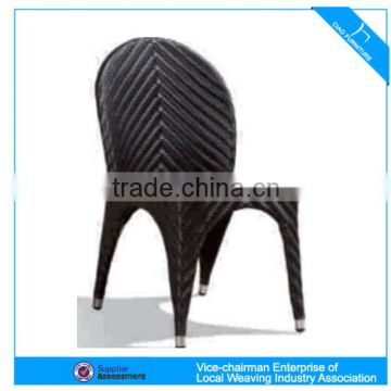 F-Modern garden armless and arm rattan dining chair (C-2063+C2063F )