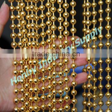 Modern Romantic Decorative Golden Bead Strands Divider