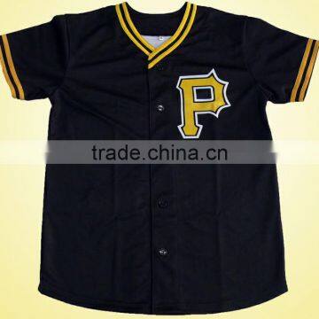 Blank black baseball jersey & baseball t shirt&baseball uniform cc-056