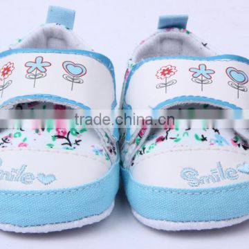brand new baby girls cute shoes infant baby Smile shoes newborn flower shoes