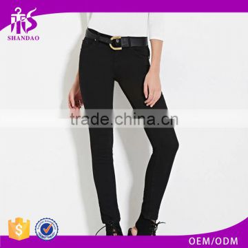 2017 Guangzhou Shandao Most Popular Latest Design Wholesale Manufacture 95% Cotton 5% Spandex Women Slim Fit Hot Pants