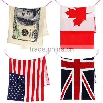 cheap wholesale recycled soft print canada beach towels