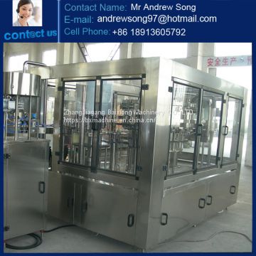 Carbonated Beverage Filling Machine 3in1, Gas Juice Filling Machine, washing filling capping machine