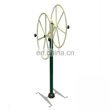 China Professional Outdoor Abdominal Muscles Arm Leg Gym Fitness Equipment Double Wheel