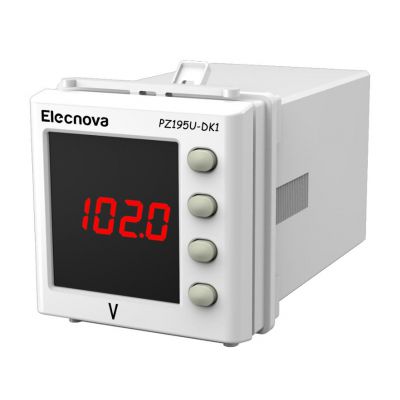 Elecnova PZ195U-DK1 48*48mm 1 phase mini  digital panel high precision communication voltmeter dc voltmeter