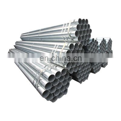 DN15-DN200 hot dip 1 galvanized steel pipe/galvanised tube for construction pipes