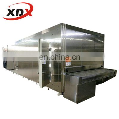 New condition big capacity iqf tunnel and double spiral quick-freezing machine
