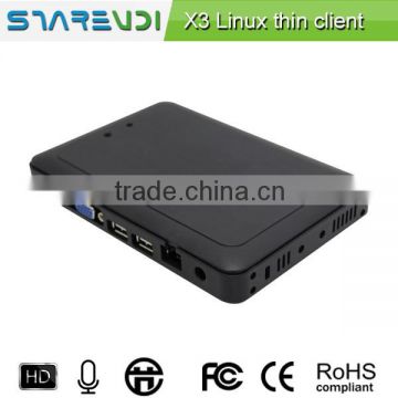 5V school computer thin client X3 can be hanged supports multi point 2011/2012 server