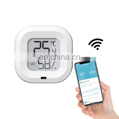 2022 New Product Housing Small And Lovely Wine Pets Portable Wireless Data Logger Bluetooth Digital Temperature&Humidity Sensor