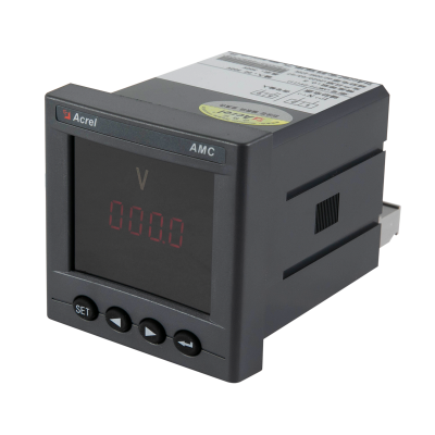 Acrel DC programmable voltmeter AMC72-DV Primary voltage 300V LED display