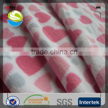 China wholesale 2.5mm pile print minky fabric