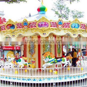 fantacy and luxury amusement park machine carousel horse centerpiece