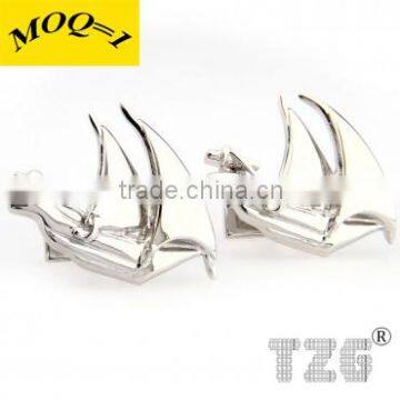 Fashion Stainless Steel Sailing Cufflink