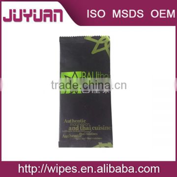private label hand and mouth restaurant wipes