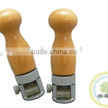 Professional Wooden handle seal digits stainless machine