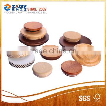 Hot sale bamboo/Wood lid for jar and canister                        
                                                Quality Choice