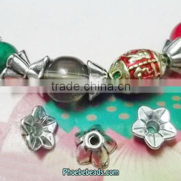 Wholesale New Arrival 8.8mm Jewelry Flower Hole Spacer Beads PB-BC028