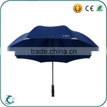 Superior custom logo double layer windproof golf umbrella