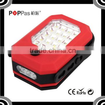 POPPAS B71 20SMD +3 Led Magnetic Portable Flexible Handheld Work Light Camping Led Light