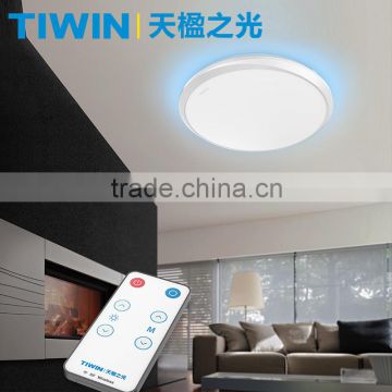 TIWIN 27w wireless dimmable RGB CE ROHS led ceiling lamp with remote controller smart lighting