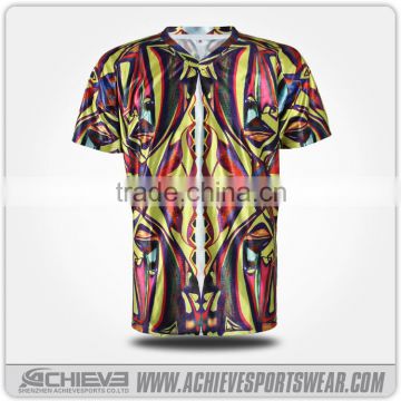 sublimation t shirt printing hot sale polyester cheap printed t shirt