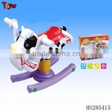 Newest rabbit ride on car with light and music toy swing car