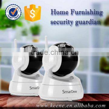 Two way intercom smart home 3g alarm security camera with motion detector function