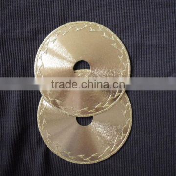4.5" Continous rim Electroplated diamond blades with Arrow
