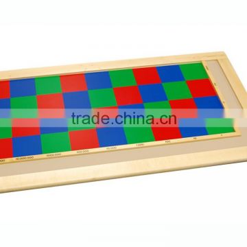 Preschool montessori educational toys Checker Board