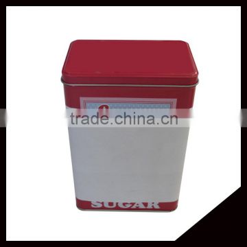 Airtight Rectangle Metal Tin Box Cookie Storage Metal Tin Container