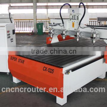 3D wood cnc router CX1325 with 4 spindle