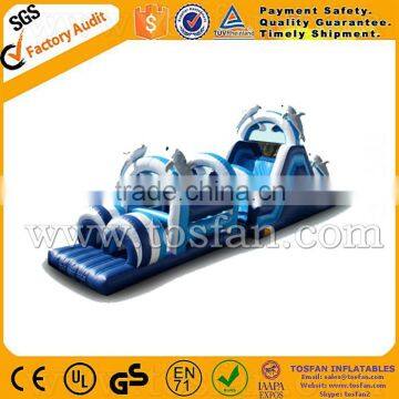 2016 shark inflatable obstacle course outdoor inflatable obstacle course A5059