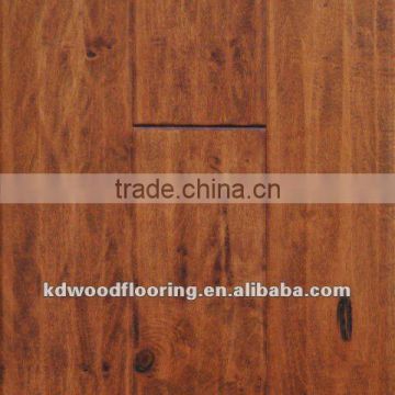 Promotion Maple hand-scraped multi-layer engineered wood flooring