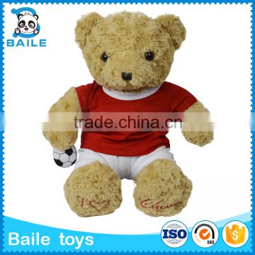 Customize teddy bear stuffed toys with printing logo
