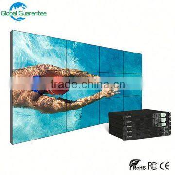 4k 55inch lcd video wall with dp in and out with global guarantee