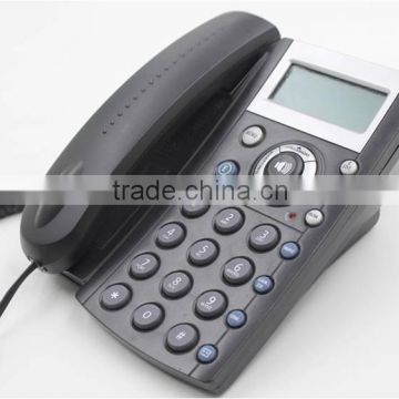 SC-102 Land line telephone with power saving and basic caller ID function, with 2 one touch memory keys ,
