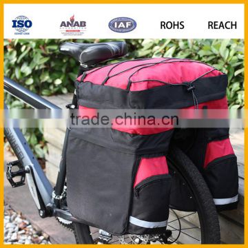 Rear Rack Pannier Bike Bag. Water Resistant, Fits Most Racks & Bicycles