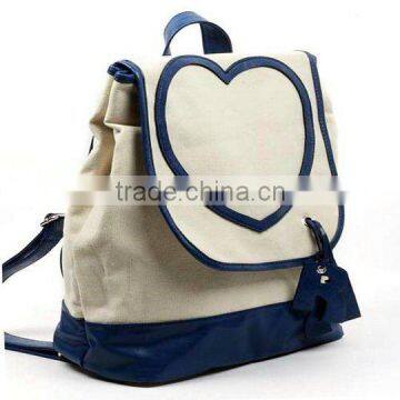 China Alibaba Bags Factory Woman Canvas School Backpack