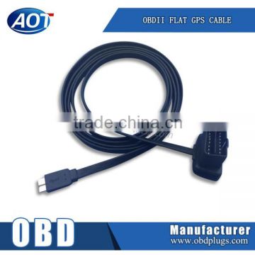 Low profile 8 pin obd noodle cable China obd shop